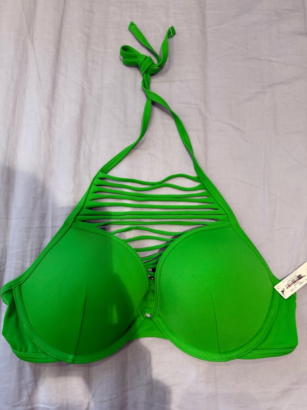 Victoria's Secret Neon Green Bikini Top